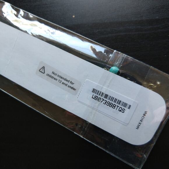 Turquoise LOVE Bracelet 6.5" - 7.5" semi-precious stones brass new old stock - Picture 6 of 13